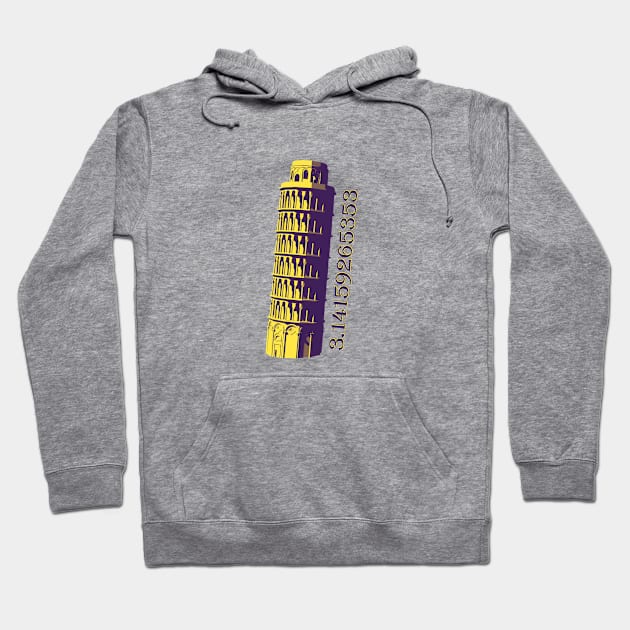 Pisa Pi or Pizza Pie Hoodie by andyjhunter